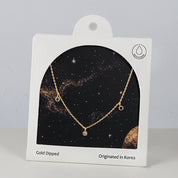 18K Gold Dipped Multi-color Charm Raindrop Pop Necklace