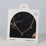 18K Gold Dipped Multi-color Charm Raindrop Pop Necklace