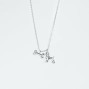 18 Gold Dipped Double Charm Puppy Play Date Necklace