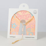 18K Gold Dipped Organic Golden Hour Necklace