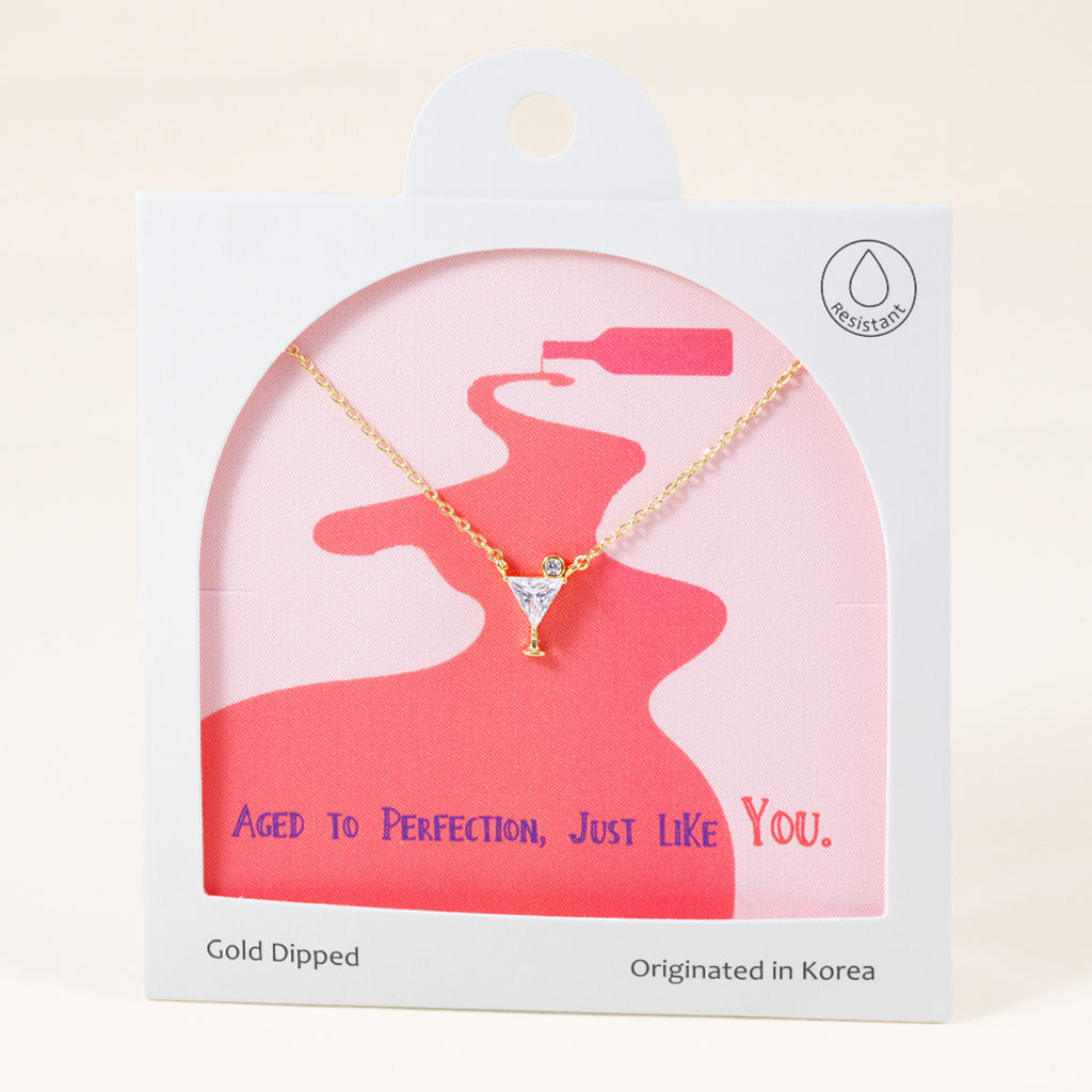 Martini Glass, Necklace