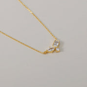Modern Muse Necklace - 18K Gold Dipped, White Gold Dipped