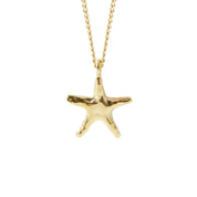 Starlit Sea Starfish Necklace - 18K Gold Dipped, White Gold Dipped