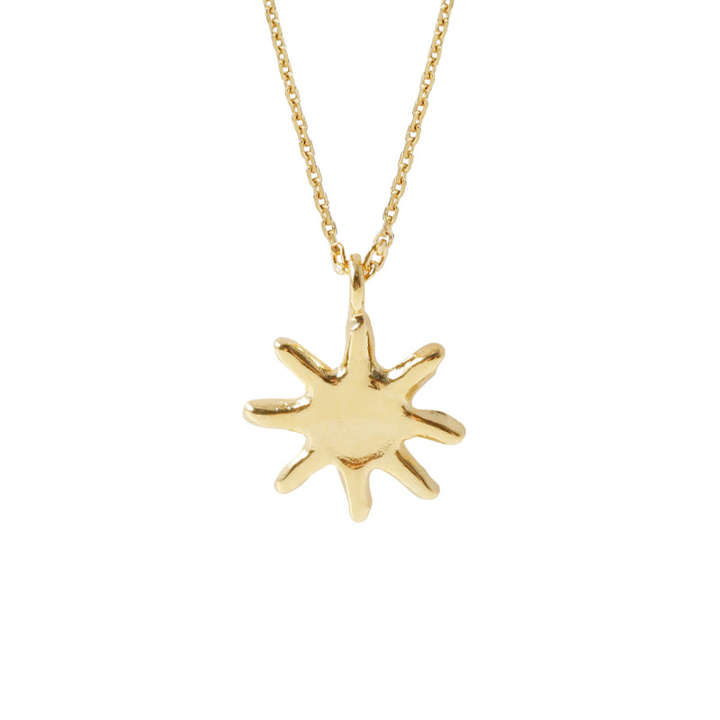 Golden Dawn Pendant Necklace - 18K Gold Dipped, White Gold Dipped