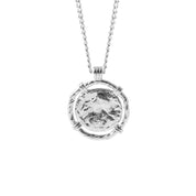 Wreath Frame Coin Necklace