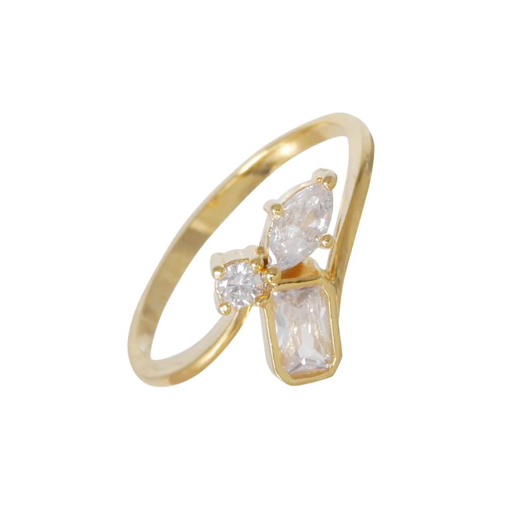 Modern Muse Ring - 18K Gold Dipped, White Gold Dipped