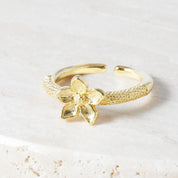 Blossom Bloom Ring - 18K Gold Dipped, White Gold Dipped