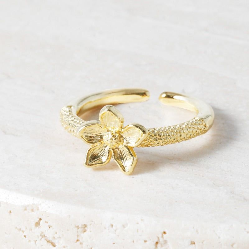 Blossom Bloom Ring - 18K Gold Dipped, White Gold Dipped